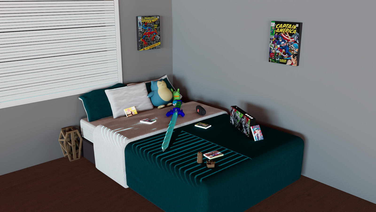 Establishing render of Room Corner. Maya 2025. Establishing render of Room Corner. Maya 2025.
